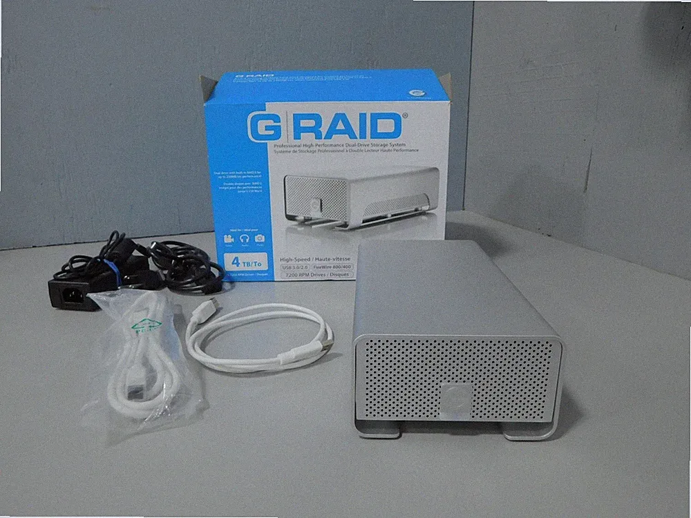 G-Technology G-Raid External Hard Drive 0G02484 Firewire 800 USB 3.0 (No HDD)